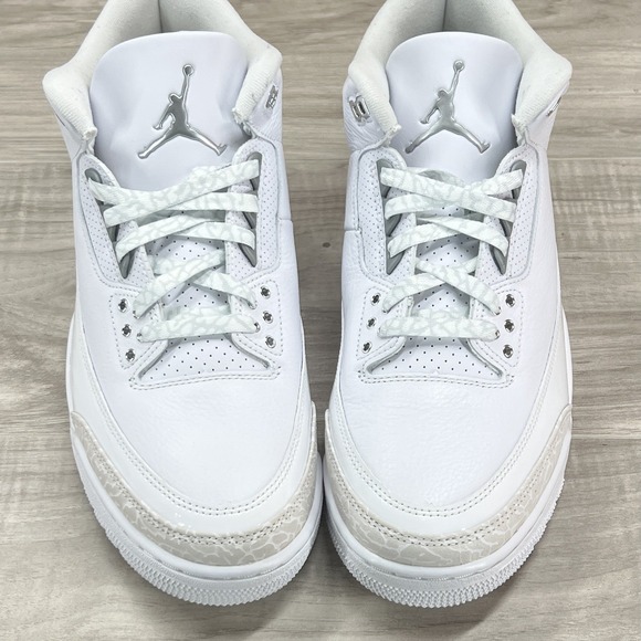 Nike Air Jordan 3 Retro White Metallic Silver CT8532-111 Men\'s Size 10 New main image 7